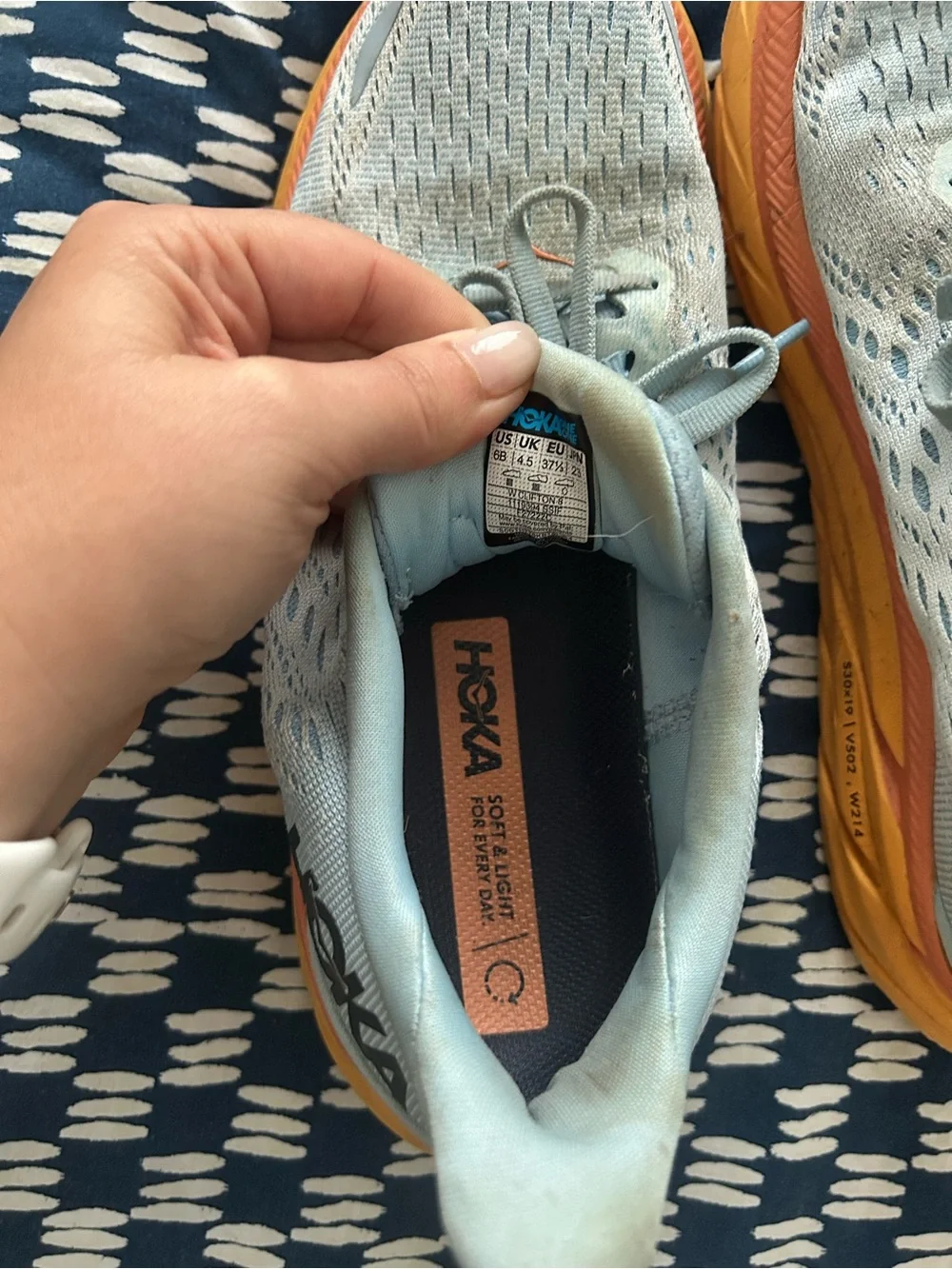 HOKA Clifton 8 Women’s Running Shoes Plein Air Peach Parfait Size 6B